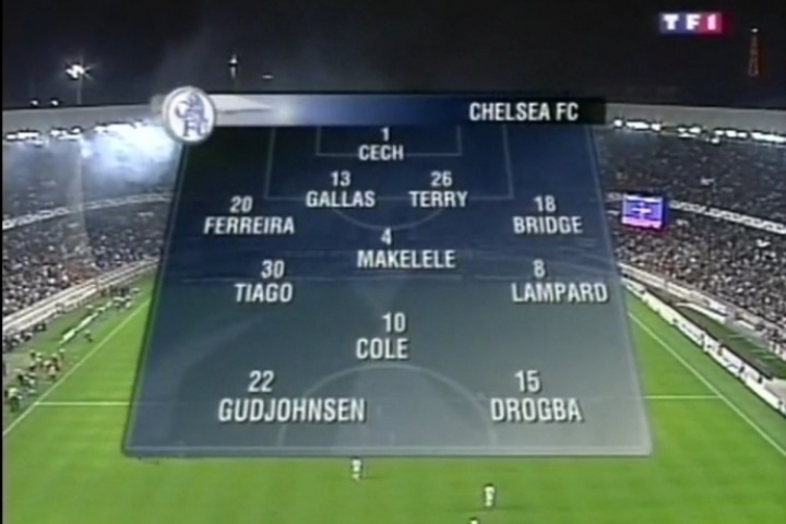 试试请神我自己？切尔西队史与巴黎首战：中轴线F4先发，3-0完胜